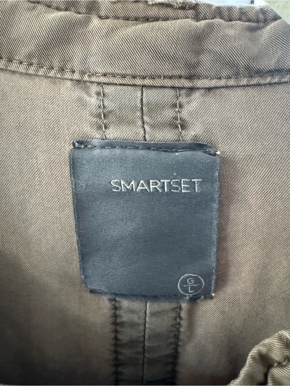 Smart Set Brown Lightweight Bomber Jacket - Picture 3 of 4
